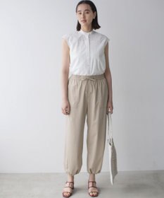 組曲 L エンブロイダリーレースノースリーブ ブラウス