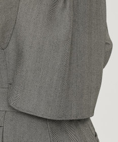 uncrave ヘリンボーンスーツ オールインワン（uncrave WHITE）