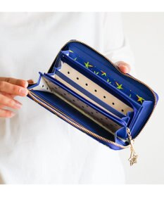 tsumori chisato CARRY エジプシャンスター ラウンドファスナー長財布 【きめ細かな羊革】