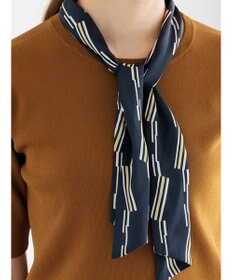 Te chichi スカーフカラーハーフスリーブニット