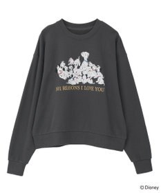 Green Parks １０１匹わんちゃん／プリント裏毛スウェット