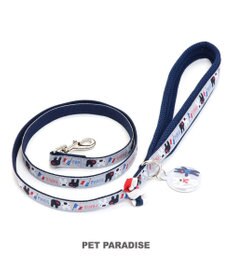 PET PARADISE リサとガスパール リボン付きリード 《パリ柄》 ４Ｓ~３Ｓ 小型犬
