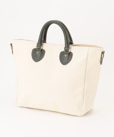 UNBILLION Otias 8号キャンバスシュリンクレザートートバッグ