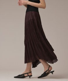 GRACE CONTINENTAL ワッシャープリーツスカート