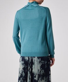 Paul Smith ドレープウール ストライプ タートルネック ニット