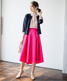 組曲 【WEB限定・2SET】フラワープリントアンサンブルニット