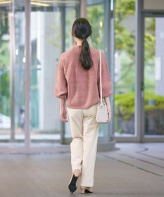 Tiaclasse 【日本製・洗える】すふれ起毛ワイドパンツ