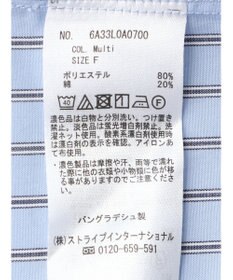 Green Parks 胸元ポケットイージーケアストライプシャツ