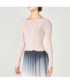 Chacott 【ノーソーイングニット】メロウニットトップ