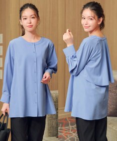 Tiaclasse L バックフレアヨークチュニック