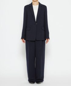 uncrave 【防しわ・洗濯機洗い可】ウォッシャブル ダブルクロス ワイドパンツ（uncrave STANDARD）