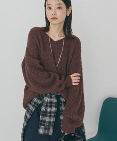 AMERICAN HOLIC ミニシャギーラメニットプルオーバー