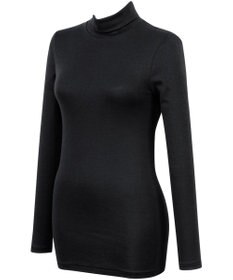 Wing あったかインナー オーガニックコットン100%(肌側) やさしい肌ざわり ムレにくい 【綿の贅沢 オーガニック】 9分袖 長袖 タートルネック 秋 冬 EL4032 ウイング／ワコール