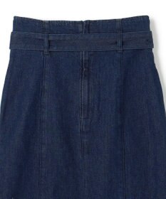 BEIGE， 【洗える・Oggi ８月号掲載】NAVIGLIO / ベルト付きハイウエストデニムスカート