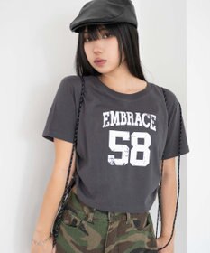 WEGO グラフィックドロストショートT