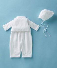 MIKI HOUSE HOT BISCUITS 【ミキハウス】 ツーウェイオールセットタキシード風【秋冬向け】