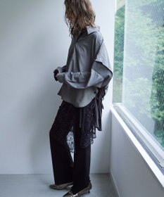 YECCA VECCA ストレッチセンターシームフレアパンツ