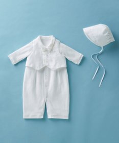 MIKI HOUSE HOT BISCUITS 【ミキハウス】 ツーウェイオールセットタキシード風【秋冬向け】