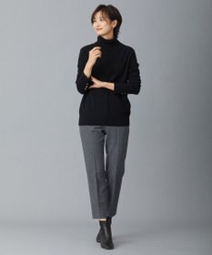 J.PRESS LADIES 【洗える】チェルビックチェック テーパード パンツ