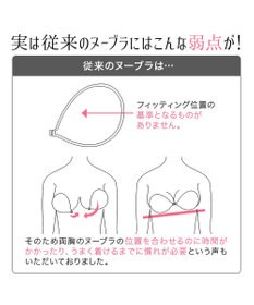 BRADELIS New York 【NuBra / 谷間・ハーフカップ・着用簡単】 ヌーブラ・シームレス レースアップ 公式
