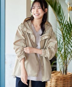 Tiaclasse 【新色追加・洗える】撥水ドロストマウンテンパーカー