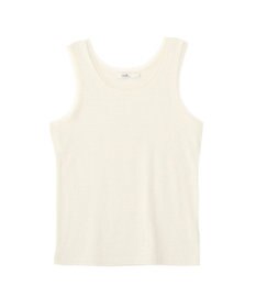 earth music&ecology エッジチュールラメテレコタンクトップ