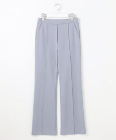 Feroux 【洗える】美シルエットストレッチセミフレア パンツ