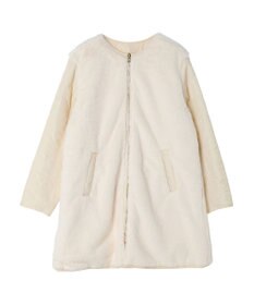 earth music&ecology ファー＆キルティングリバーシブルコート