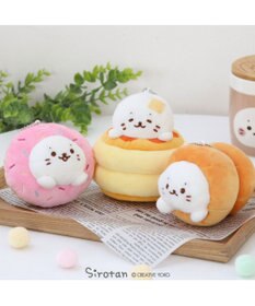 Mother garden しろたん はまったキーホルダー 《パン》 単品