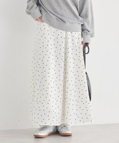 earth music&ecology サテンフレアスカート