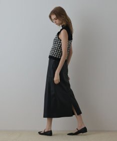 GRACE CONTINENTAL ツイードベアニットトップ