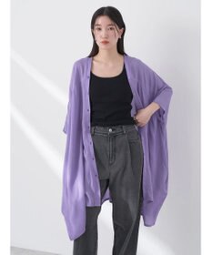 earth music&ecology レーヨンビッグシャツチュニック