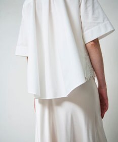 GRACE CONTINENTAL ケミカルフラワードレスシャツ