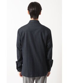 DAKS ウールデニム ユーティリティ オーバーシャツ