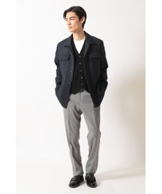 DAKS ウールデニム ユーティリティ オーバーシャツ