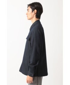 DAKS ウールデニム ユーティリティ オーバーシャツ