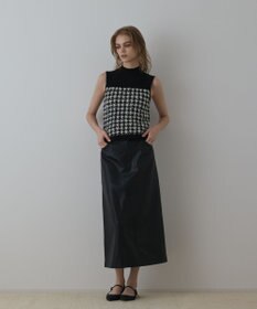 GRACE CONTINENTAL ツイードベアニットトップ