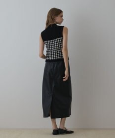 GRACE CONTINENTAL ツイードベアニットトップ