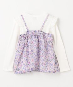 ANY KIDS 花柄キャミセット 長袖 Tシャツ