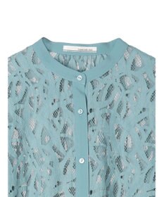 Green Parks ・ＥＬＥＮＣＡＲＥ　ＤＵＥ　レースバンドカラーブラウス