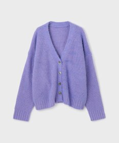 GRACE CONTINENTAL フェザールーズニットカーディガン