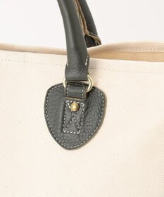 UNBILLION Otias 8号キャンバスシュリンクレザートートバッグ