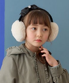 ANY KIDS リボンつき イヤーマフ