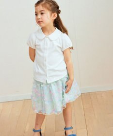 ANY KIDS 丸襟付き 半袖 ブラウス