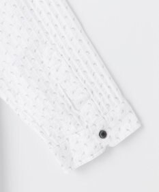 JOSEPH ABBOUD 【UVカット】オーガニックコットンプリッセ 七分袖シャツ