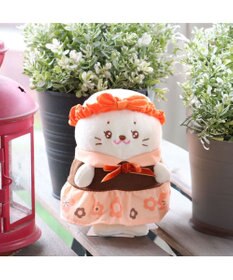 Mother garden しろたん ついてきちゃうしろたん マスコット 着せ替え服 《レトロ風》 橙色 / 黄色