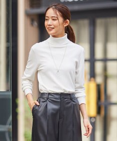 J.PRESS LADIES L 【洗える】PRINCE タートルネック ニット