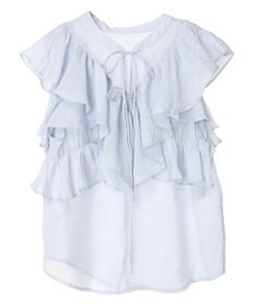 earth music&ecology ２ＷＡＹフリルブラウス