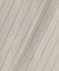 BEIGE， ERYTH / リネンストライプ タックワイドパンツ