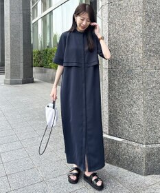 ICB L 【ASUMI・MANAMIコラボ 丈が選べる】ハシゴレースシャツワンピース